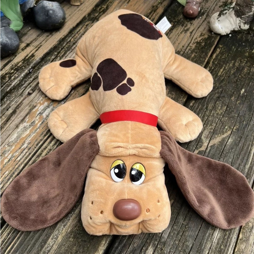 Hasbro Pound Puppies 18" Stuffed Dog Puppy Brown Spots Large Plush Retro 2019